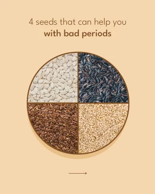 The best way to eat these is to sync these right up with your period aka seed cycling 🔁 
Seed cycling is a practice that's been gaining momentum over the past few years and it is a natural way to support your homone health with different types of seeds and the separate benefits they bring. Each phase of your period cycle needs different ingredients to stay in rhythm so eat these different varieties and see the difference for yourself 💪
.
.
#seedcycling #seeds #badperiods #painfulperiods #pumpkinseed #pumpkinseeds #magnesium #stressrelief #sunflowerseeds #sunflowerseed #vitamine #flaxseeds #flaxseed #sesameseeds #sesameseed #seedcycle