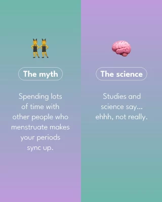 There’s no strong or scientific evidence that period syncing is real. 
It just comes down to the fact that our cycles are different lengths, and occasional overlap is likely just chance.
(But it definitely can feel magical when it happens!) 
Overall diagnosis: 
Maybe it’s not science but it's rather 
✨ emotional support ovulation ✨
.
.
#periodsync #cyclesync #periodcycles #periodcycle #periodsyncing #similarperiods #cyclelength #periodcyclelength #bestieperiods