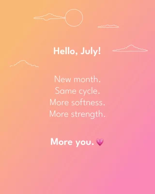 Hello, July. 🌸
This month, we’re not chasing perfection - instead, we’re choosing presence.
Whether you’re on your period, in the luteal lows, or feeling your follicular fire, give yourself permission to move slower, rest deeper, and honour your own rhythm.
Because let's be real; showing up for yourself (softly, gently, consistently) is the real glow-up.
.
.
#july #hellojuly #motivationalquotes #motivation #motivationquotes #selfcarequotes #selfcarethings #hydrationiskey #hydration #periodselfcare #periodcare #routines #routinesareimportant #dailyroutines #resting #restingisgood #leakfree #sanitarypads #sanitarypad #sparklesayings #sparklepads #julymonth #powerfulsayings