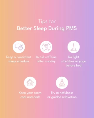 Better sleep = gentler PMS 😌
There's nothing more important than making sure your sleep cycle doesn't get disturbed during your PMS or your period. 
When you’re sleep-deprived, your body is more sensitive to pain, your mood dips, and your stress hormones rise — intensifying cramps, irritability, and bloating. 😖
So, take these tips and we hope you get a sound night's worth of sleep! 
.
.
#pms #pmsandsleep #peacefulsleep #restfulsleep #restful #uninterruptedsleep #premenstrualsyndrome #pmsproblems #pmsing #progesterone #sleepquality #sleepscore #bestsleep #cramps #moodswings #fatigue #lutealphase #moodimprovement #improveyourmood #improvemood #moodswing #sleepscheduled #lightstretches #yoga #guidedmeditation
