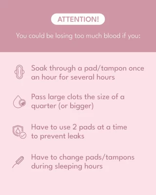 Most people lose around 2–3 tablespoons of blood during their period. However, those who bleed heavily might have twice as much blood loss. What gives this away (apart from how often they have to change their period product)?
🩸 Findings of anemia
🌬 Shortness of breath
😔 Low energy
🧎🏽 Weakness
It's always a good idea to keep your gynecologist or a medical professional abreast of the situation so they can step in and help you if necessary!
.
.
#heavybleeding #periodpain #periodblood #periodbleeding #heavyflow #periodflow #anaemia #anaemic #irondeficiency #lowenergy #weakness #periodcramps #periodpain #shortnessofbreath