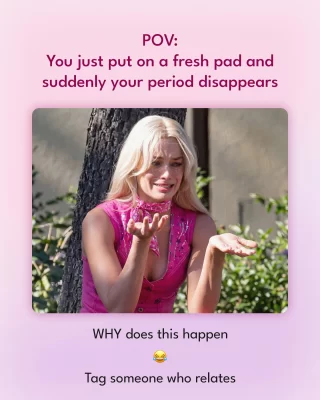 Make it make sense 😂
You put on a fresh pad and suddenly… nothing??
Where did it go??
Tag your period twin 👇
.
.
#PeriodMemes #RelatableContent #WomenHumor #ThatTimeOfMonth #PeriodLife