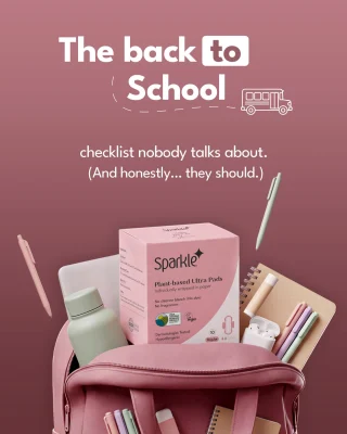 Your syllabus is ready — but is your period? 📚✨ Here's the back-to-school checklist no one actually packs (but everyone needs).
Swipe through, then SAVE this before your first day back.
Which one are you adding to your bag first? 👇
#BackToSchool #PeriodCare #GentleOnSkin #PeriodTok #WomensHealth
(BackToSchool, PeriodCare, Sparkle Pads, Sparkle Maxi Pads, Sparkle Ultra Pads, WomensHealth)