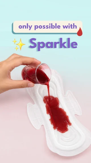We poured it on so you don’t have to find out the hard way. 🩸
Watch it work: Sparkle’s plant-based fiber pulls liquid straight to the core and locks it there - so it doesn’t creep to the edges. No spreading. No side leaks. Just a top layer that stays comfortable and dry.
Real protection - without the conventional plastic or synthetic SAP.
(leak protection pads, absorbent pads, plant-based period pads, pad absorption test, stay-dry period care)
#LeakProtection #PlantBasedPeriodCare #StayDry #kindtoyoukindtoearth