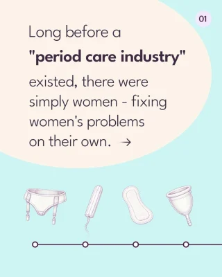 Before there was an aisle for it, there were just women - solving women’s problems themselves.
A wartime nurse’s workaround became the first disposable pad. A Denver businesswoman stitched the first Tampax by hand. An actress designed the menstrual cup decades before the world was ready. And an inventor with five patents to her name made sure your pad stayed put.
Period care has always been written by women who refused to settle for discomfort. We’re proud to write the next chapter - plant-based, and kind to sensitive skin.
Same instinct. New chapter.
(period history, women who invented period products, menstrual innovation, history of period care, women inventors, first disposable pad, menstrual cup history, tampon history, sanitary belt, plant-based period care, sustainable menstrual products, women in innovation) 
#periodhistory #womenininnovation #plantbasedperiodcare #sustainableperiods 
#kindtoyoukindtoearth
