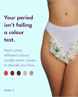 DON’T panic—period blood isn’t always bright red.
Different shades can happen throughout your cycle.
🩸 Bright red: Often fresh blood and an active flow.
🍷 Dark red or brown: Often older blood that has taken longer to leave the uterus.
🌸 Pink: Can occur when blood mixes with cervical fluid or during lighter flow.
Your period can naturally look different from day to day.
But if you notice unusual changes, persistent symptoms or something that concerns you, checking in with a healthcare professional is always a good idea.
Your period is not “gross.”
It’s information.
Did you know period blood can naturally change color? Save this for later.
#PeriodEducation #MenstrualHealth #PeriodBlood #WomensHealth #Sparkle
(period blood colors, menstrual health, period education, women’s health, cycle awareness, menstruation)
