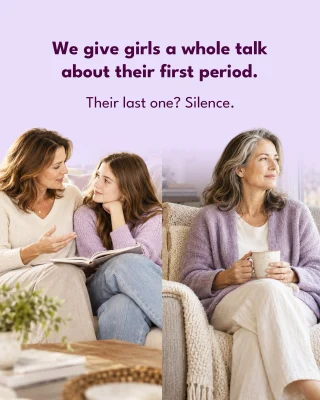 We prepare girls for their first period, but who prepares them for their last? 🩷
Menopause is a life stage, not an illness. Let’s stop treating it like a secret. Every woman deserves to understand what’s happening to her body, from perimenopause to the changes that follow. 🌸
This World Menopause Day, send this to a woman who deserved to know sooner. 💌
[menopause awareness, World Menopause Day, women’s health, perimenopause, menstrual health, hormonal health, women’s wellness, menopause education, reproductive health, breaking the stigma]
#WorldMenopauseDay #MenopauseAwareness #WomensHealth #Perimenopause #BreakTheStigma