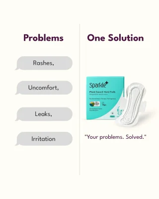 Your period product problems, meet their match 🤝 
Problem: that plasticky feel. 
Our fix: plant-based fibers, with no conventional plastic in the top sheet, absorbent core or back sheet. 
Problem: fragrance and dye irritation. 
Our fix: none of either. 
Problem: mystery ingredients. 
Our fix: we just tell you. 
Which problem is yours? 👇
(plant based period care, sensitive skin period care, period product problems, clean period products, sustainable period products)
#periodtok #PlantBasedPeriodCare #sensitiveskin #womenshealth #SparkleClean